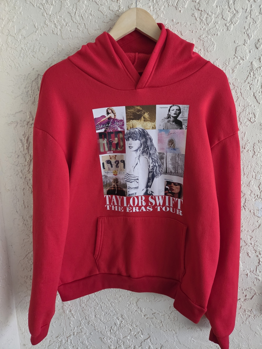 Taylor Swift Red Eras Tour Graphic Hoodie